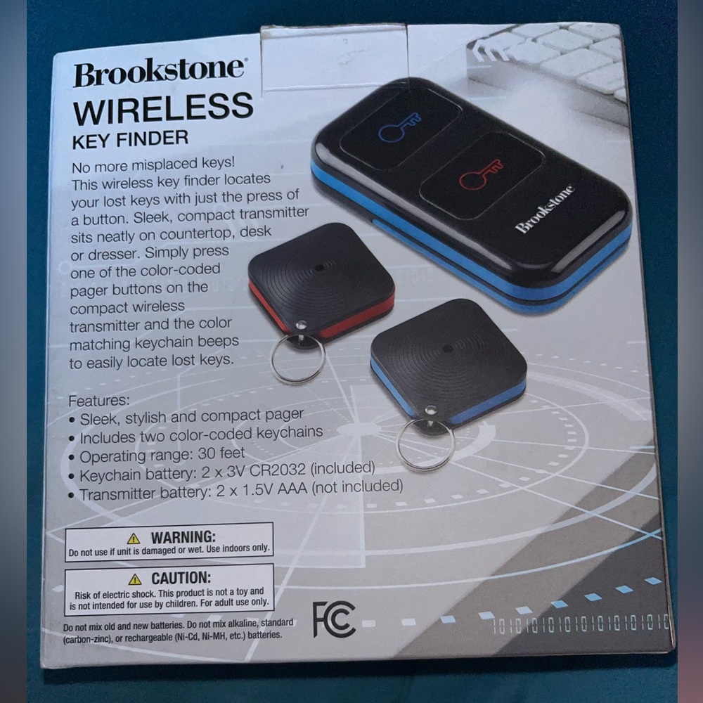 Brookstone Wireless Key Finder New in box - Picture 3 of 7